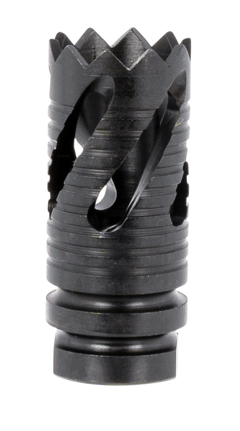 TacFire Thread Crown Muzzle Brake MZ10219MM 9mm Luger Black Oxide Steel 2.05" OAL 0.87" Diameter