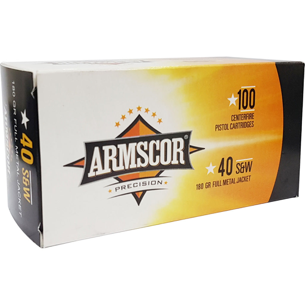 Armscor .40 S&W Precision Value Pack 180 grain Full Metal Jacket ammunition