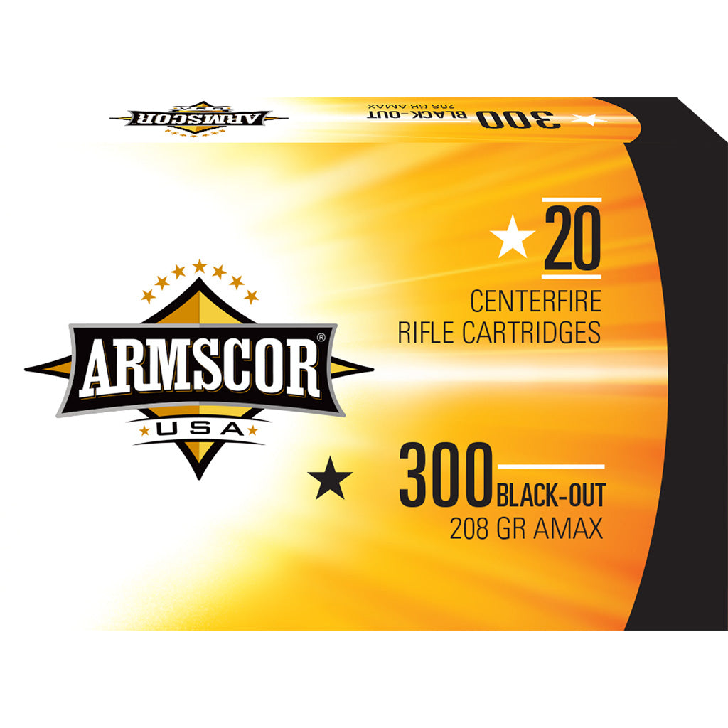 Armscor 300 Blackout 208gr Subsonic A-Max 