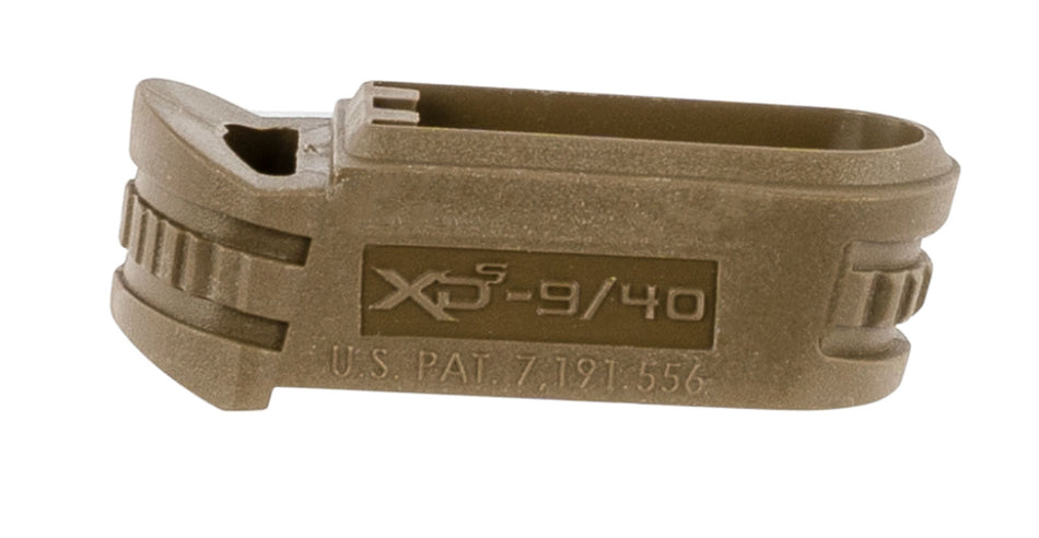 Springfield Armory XDS5902MFDE Polymer Flat Dark Earth Backstrap Sleeve for XD-S 9mm 3"-4" Barrel