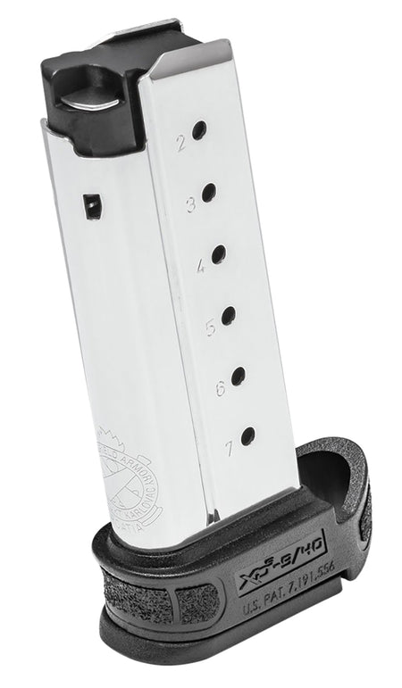 Springfield Armory XD-S Mod2 7rd .40 S&W Stainless Steel Pistol Magazine XDSG04071