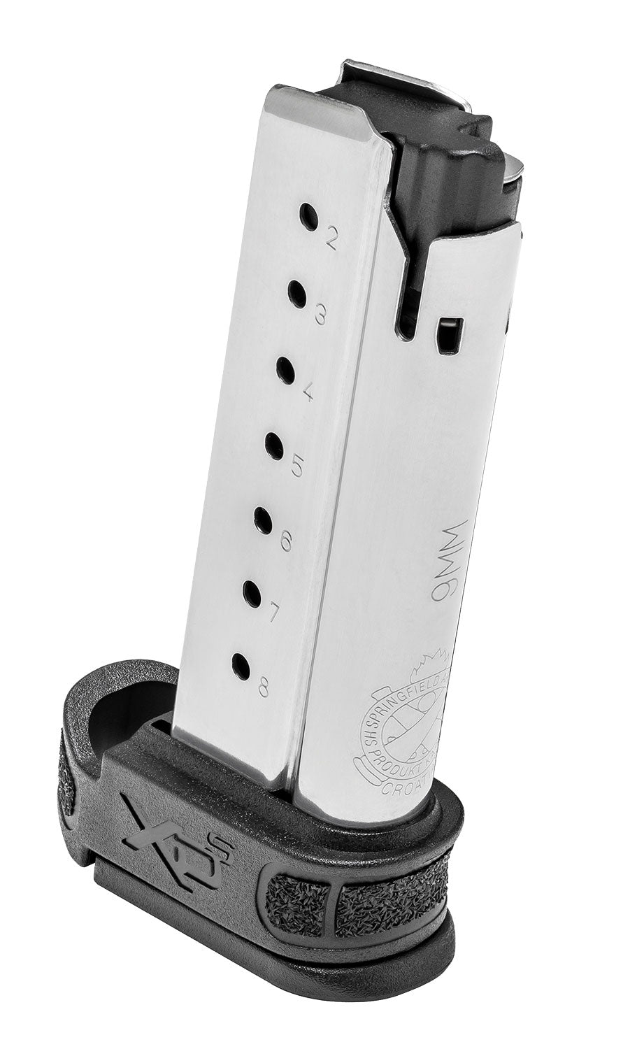 Springfield Armory 1911 EMP 8rd .40 S&W Stainless Steel Pistol Magazine PI6064