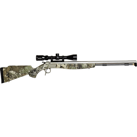 CVA Optima V2 209 50 Caliber 26" Stainless Fluted Barrel True Timber Strata Stock Muzzleloader with Scope