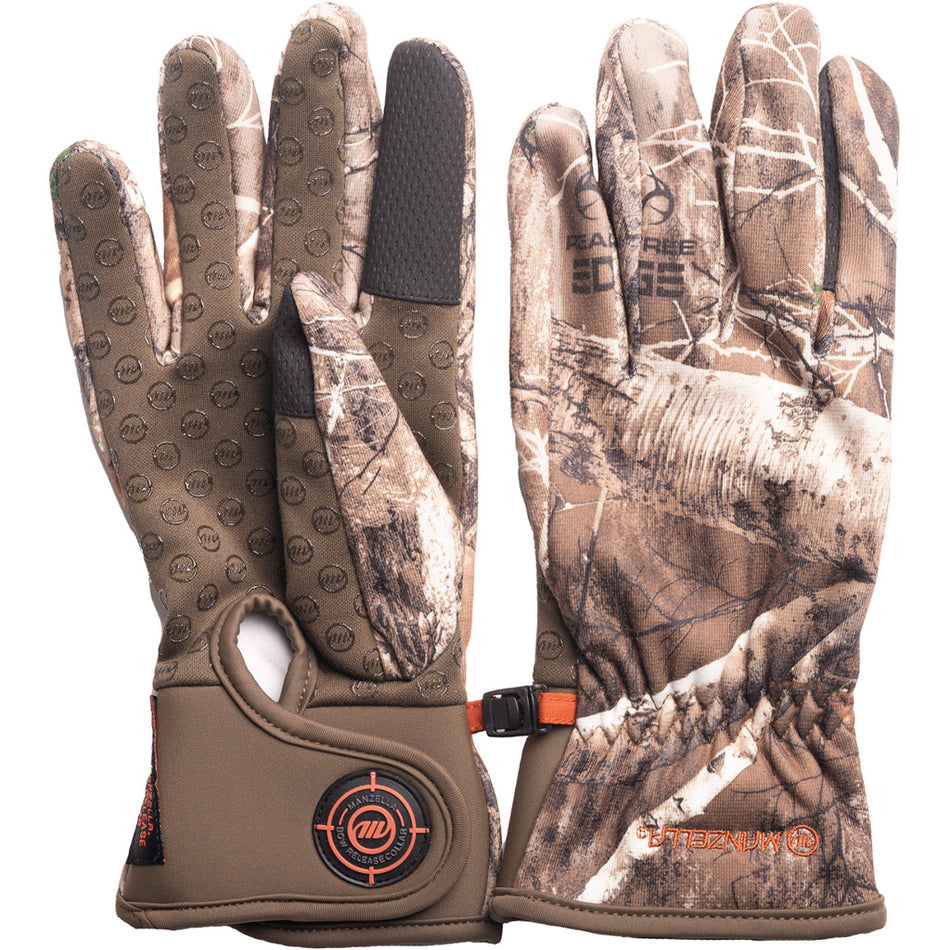 Manzella Bow Ranger Large Touch Tip Glove Realtree Xtra Camo