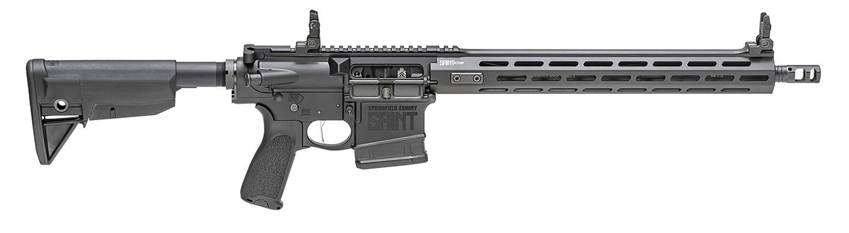 Springfield Armory STV916308BLC Saint Victor 308 Win,7.62x51mm NATO 16" 10+1 Black Hard Coat Anodized Bravo Company 6-Position Stock