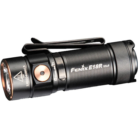 Fenix FX-E18R V2 1200 Lumen Compact EDC Flashlight Black