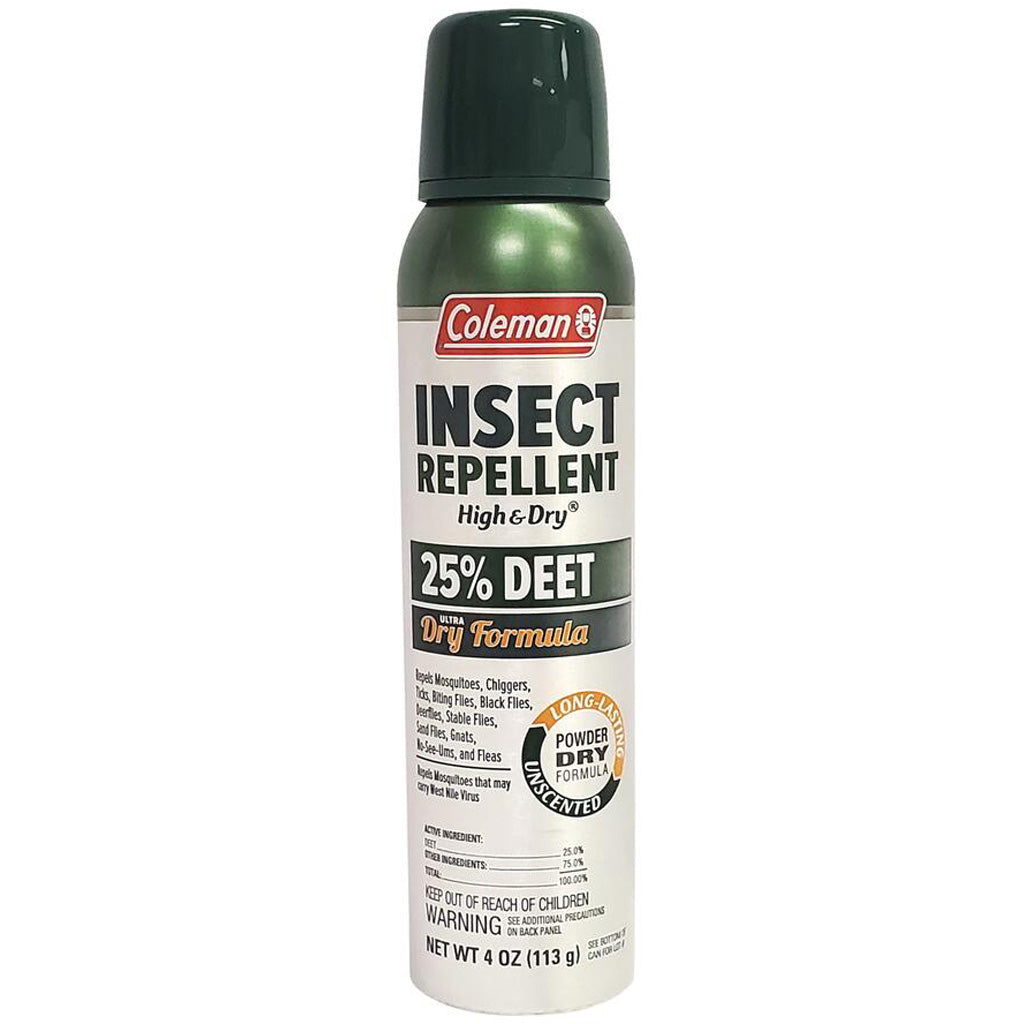 Coleman High and Dry 4oz 25% DEET Insect Repellent Spray