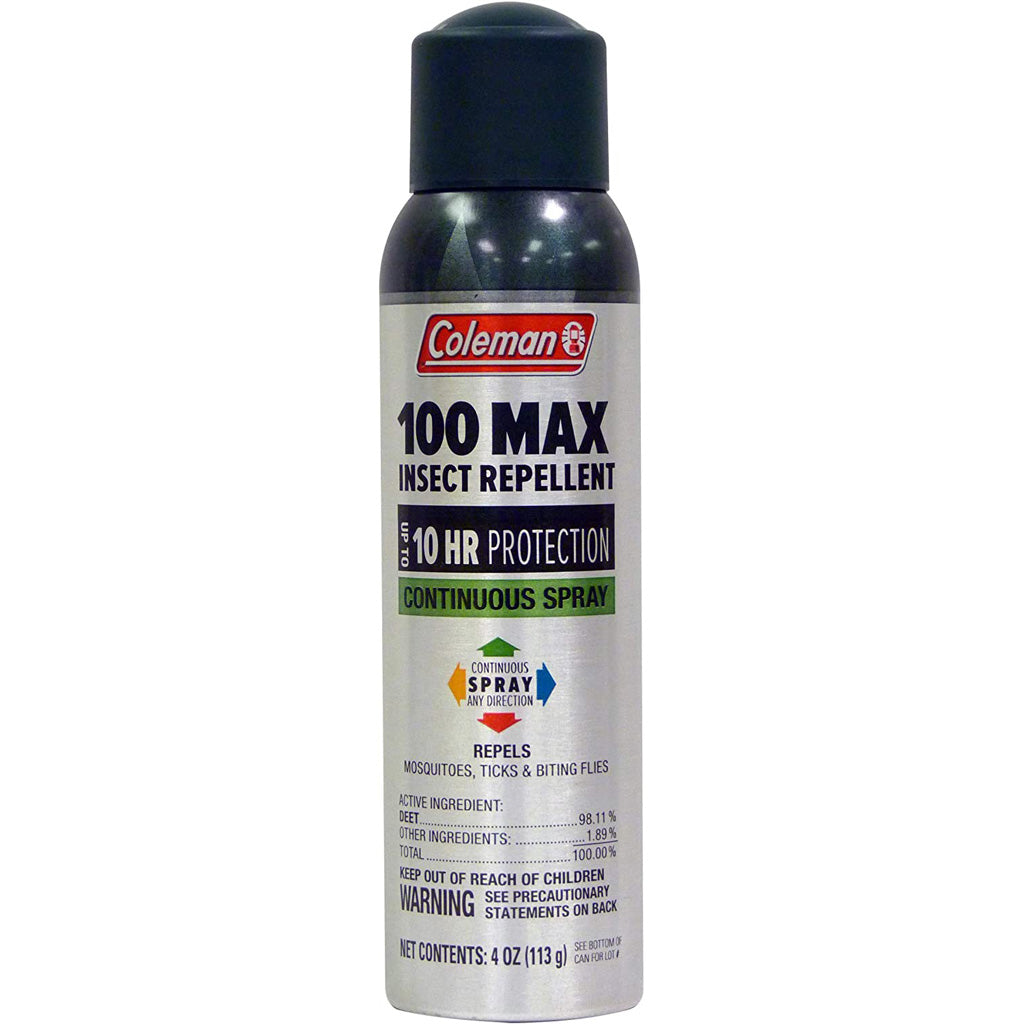 Coleman Max 4oz High-Concentration DEET Insect Repellent Continuous Spray