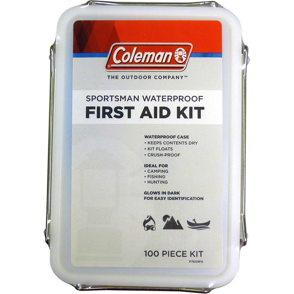 Coleman Waterproof 100pc First Aid Kit for Boating and Camping