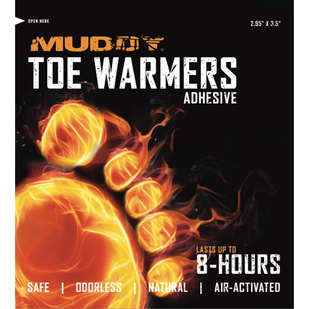 Muddy PDQ Adhesive Toe Warmers Odorless 10-Hour 40 Count