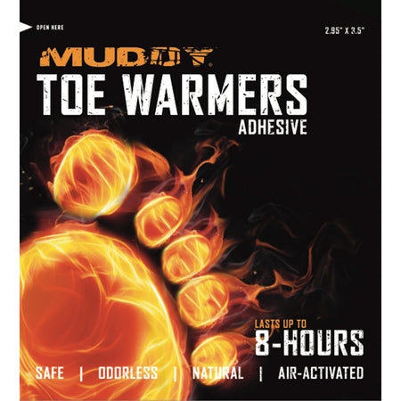Muddy PDQ Adhesive Toe Warmers Odorless 10-Hour 40 Count