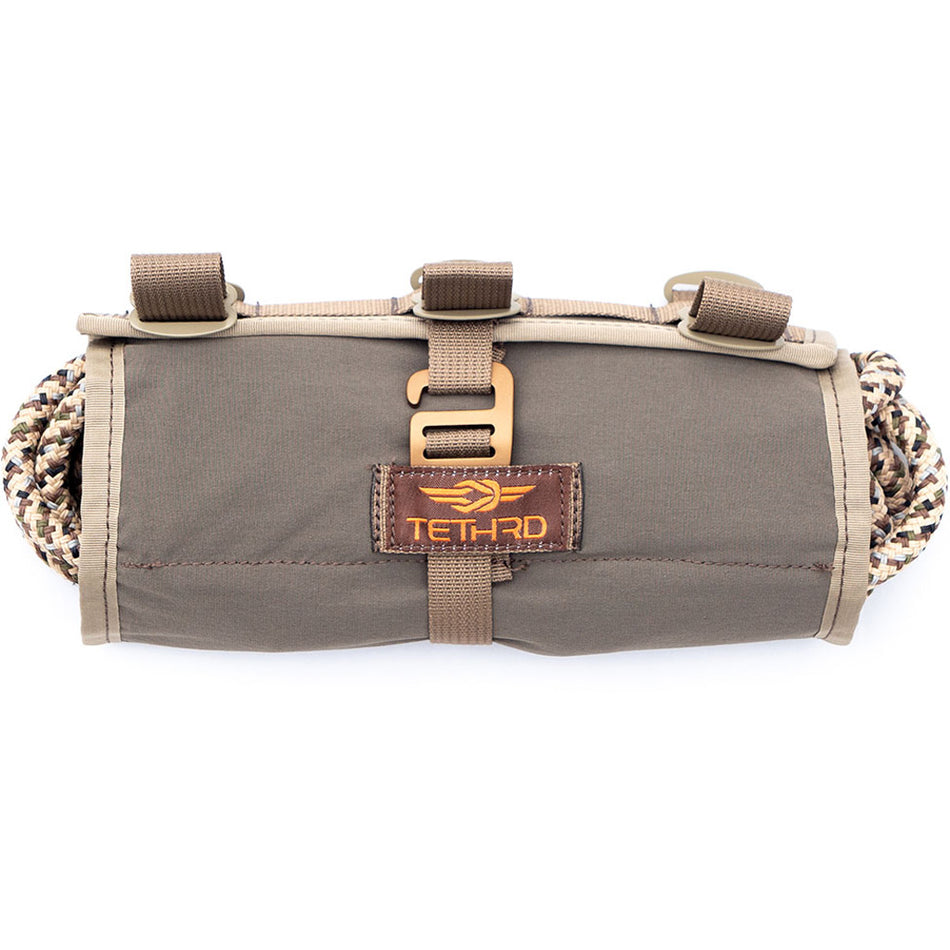 Tethrd Roll Up Saddle Hunter Rope Pouch with MOLLE Clips