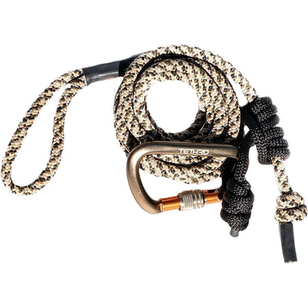 Tethrd 8mm Saddle Hunting Tether Rope and Ultra Lite Carabiner
