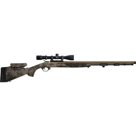 Traditions Pursuit XT Pro Muzzleloader 50 Caliber Cerakote Fluted Threaded 26" Barrel Veil Alpine Stock Adj. LOP with 3.5-10x44mm Optic