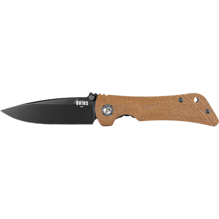 Southern Grind Spider Monkey Folder 3.25 in. Drop Point CPM MagnaCut Black w/ Micarta