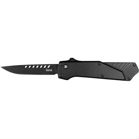 Southern Grind Arachnid Out-The-Front Knife 3.2 in. Drop Point Black