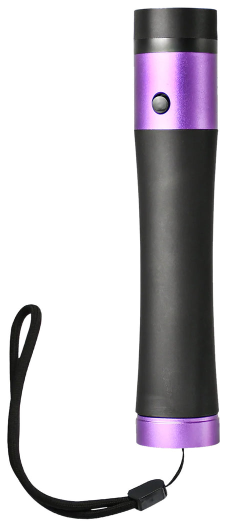 Guard Dog SG-GDIY-PR Ivy 200-Lumen Flashlight Stun Gun for Women's Self-Defense Black/Purple