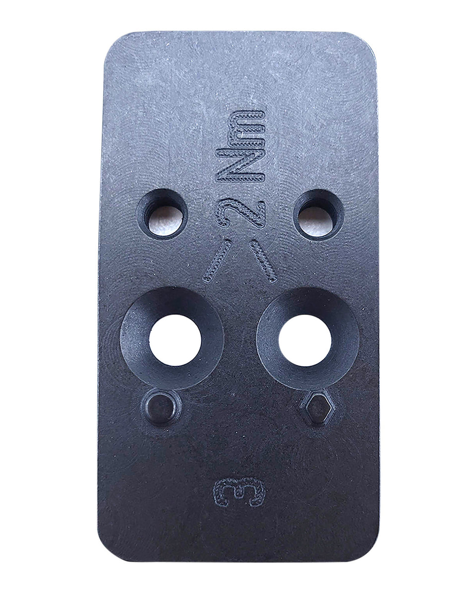 HK 50254263 VP9 OR Optic Mounting Plate #3 Black Steel C-More STS2 Footprint