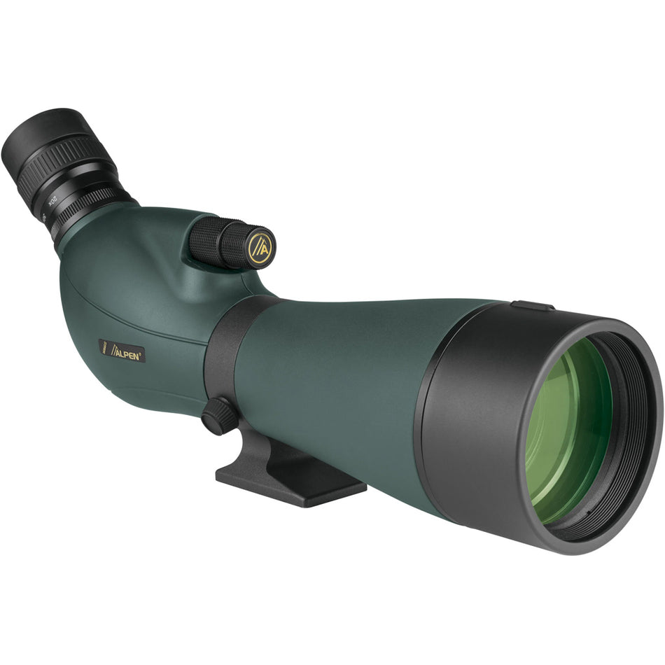 Alpen Wings 20-60X80 Waterproof HD Spotting Scope, 45-Degree Angled Eyepiece, Green
