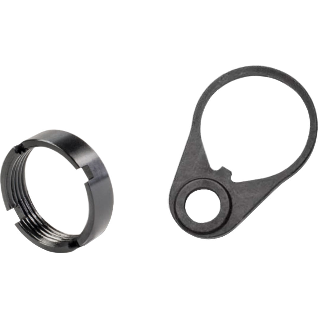 White Label Armory AR15 QD End Plate and Castle Nut Set - Steel