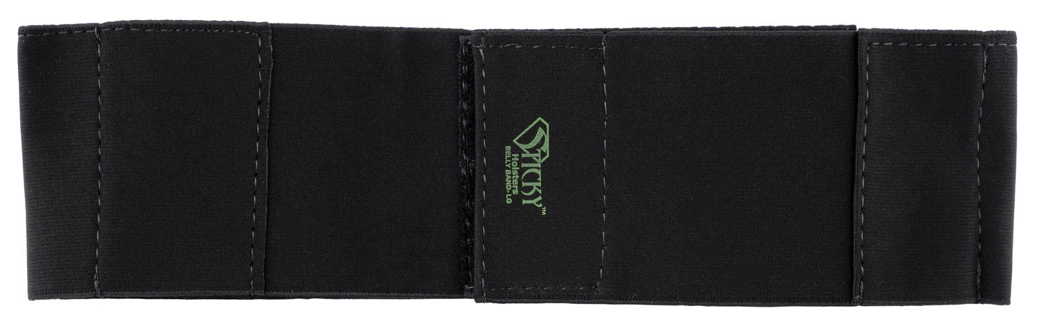 Sticky Holsters BBLG Large Belly Band Black Plush Elastic 37"-58" Waist