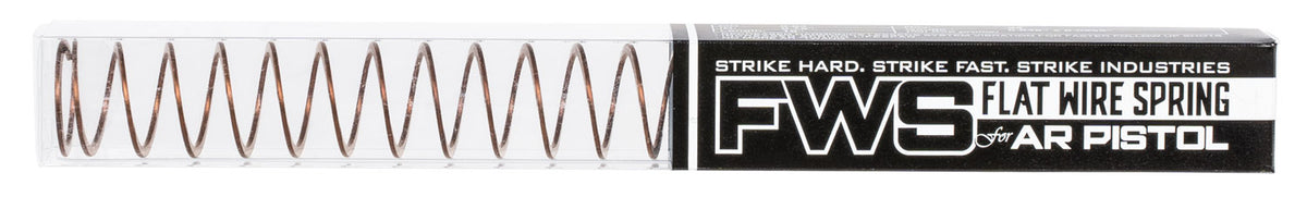 Strike Industries Pistol Buffer System Flat Wire Spring for AR Platforms