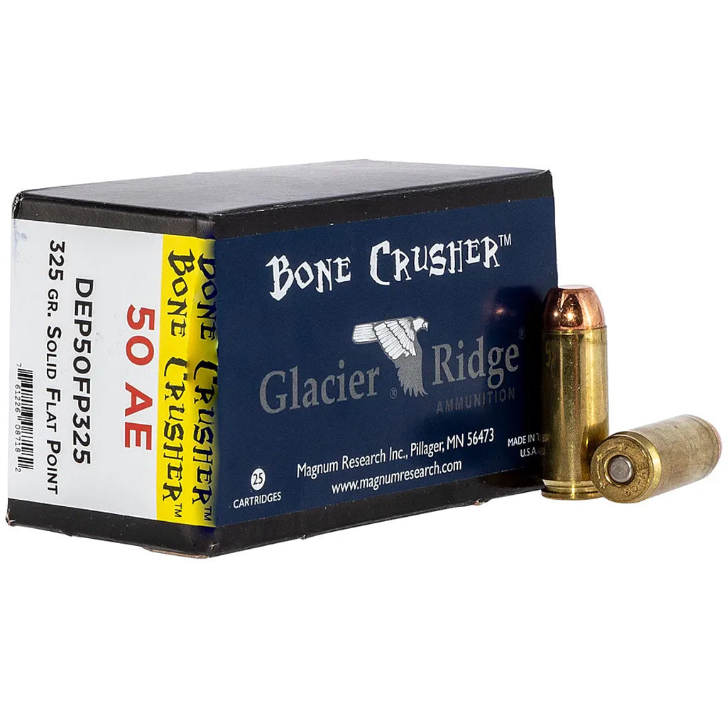 Magnum Research BoneCrusher Flat Point 325 Grain .50 AE  761226087182