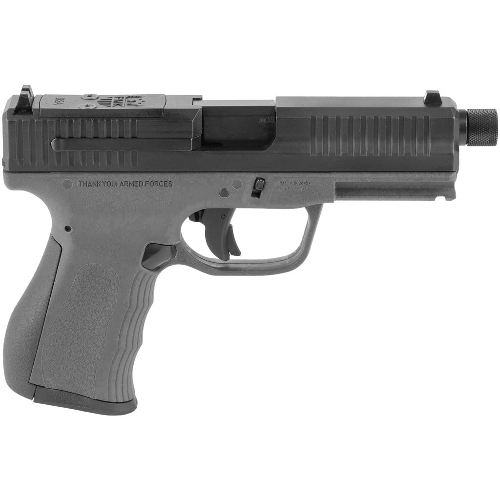 FMK G3 Threaded Barrel Pistol 9mm 4.5 in. Dark Grey w/ Glock Comp Sights 14 rd.
