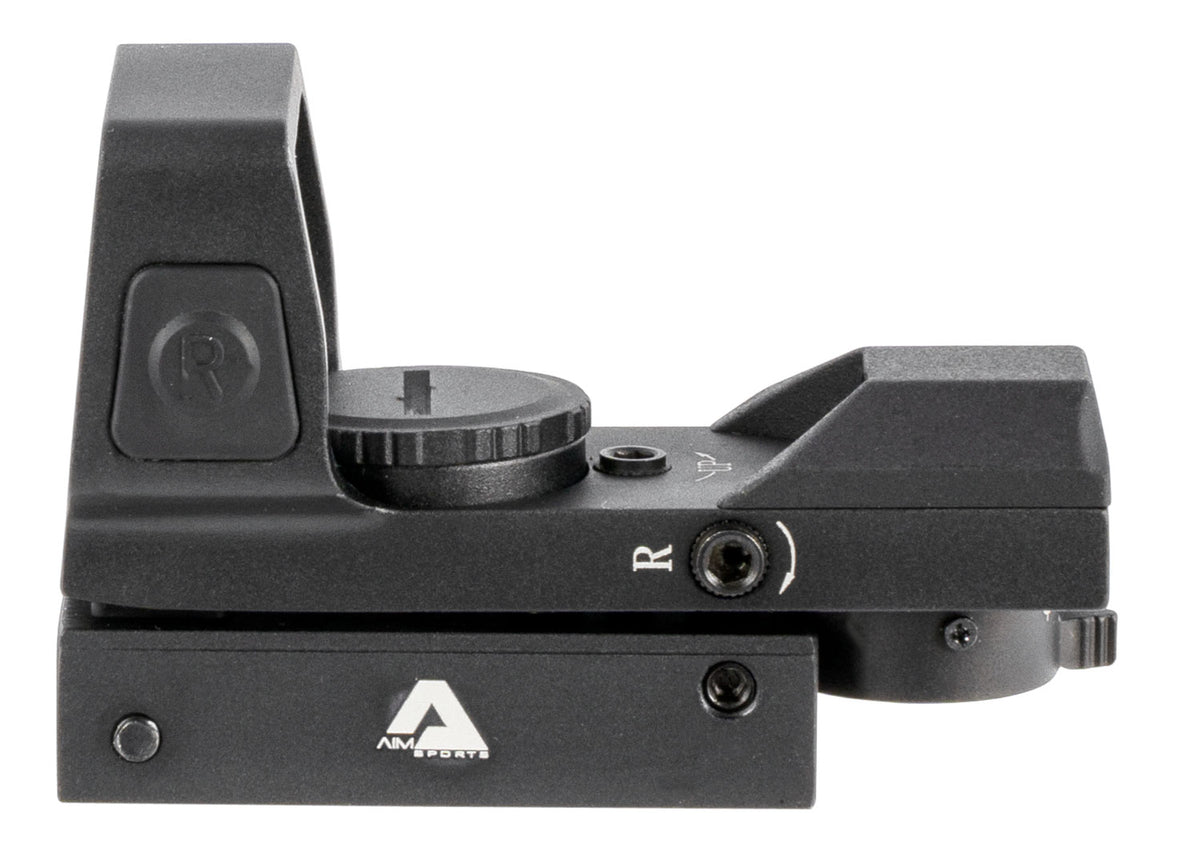 Aim Sports RT503F Matte Black Full-Size Red/Green Multi-Reticle Reflex Sight 1x33mm