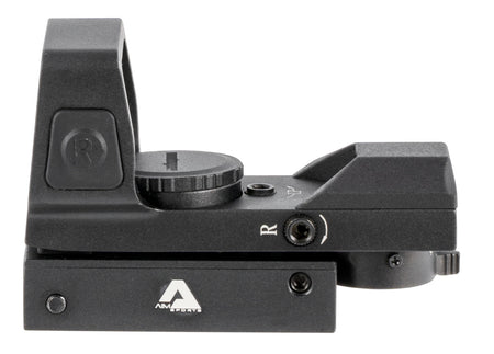 Aim Sports RT503F Matte Black Full-Size Red/Green Multi-Reticle Reflex Sight 1x33mm