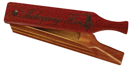 Woodhaven WH345 Mahogany Hen Box Call with Aggressive Raspy Tone