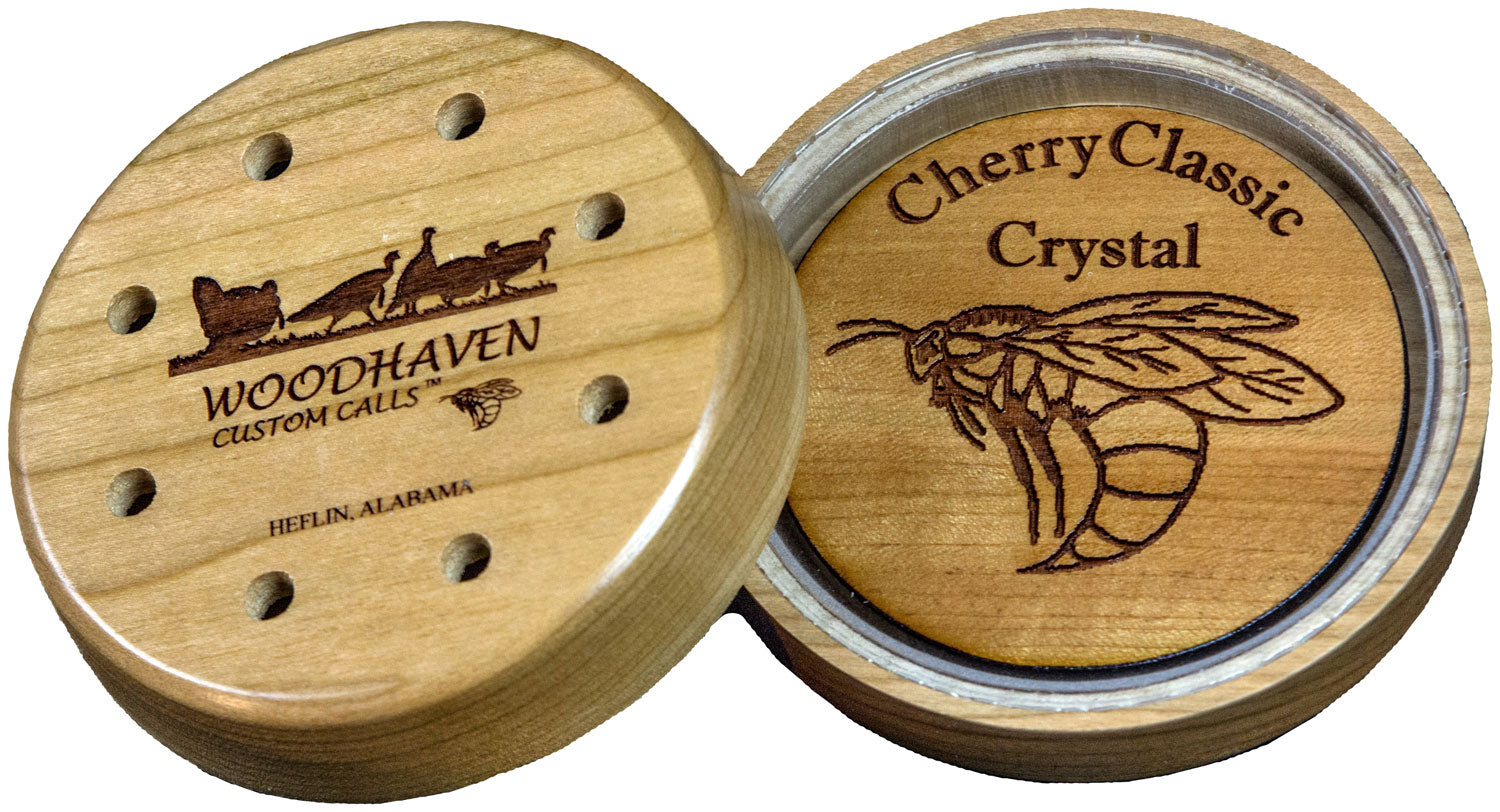 Woodhaven WH055 Cherry Classic Turkey Crystal Call with Conditioning Kit