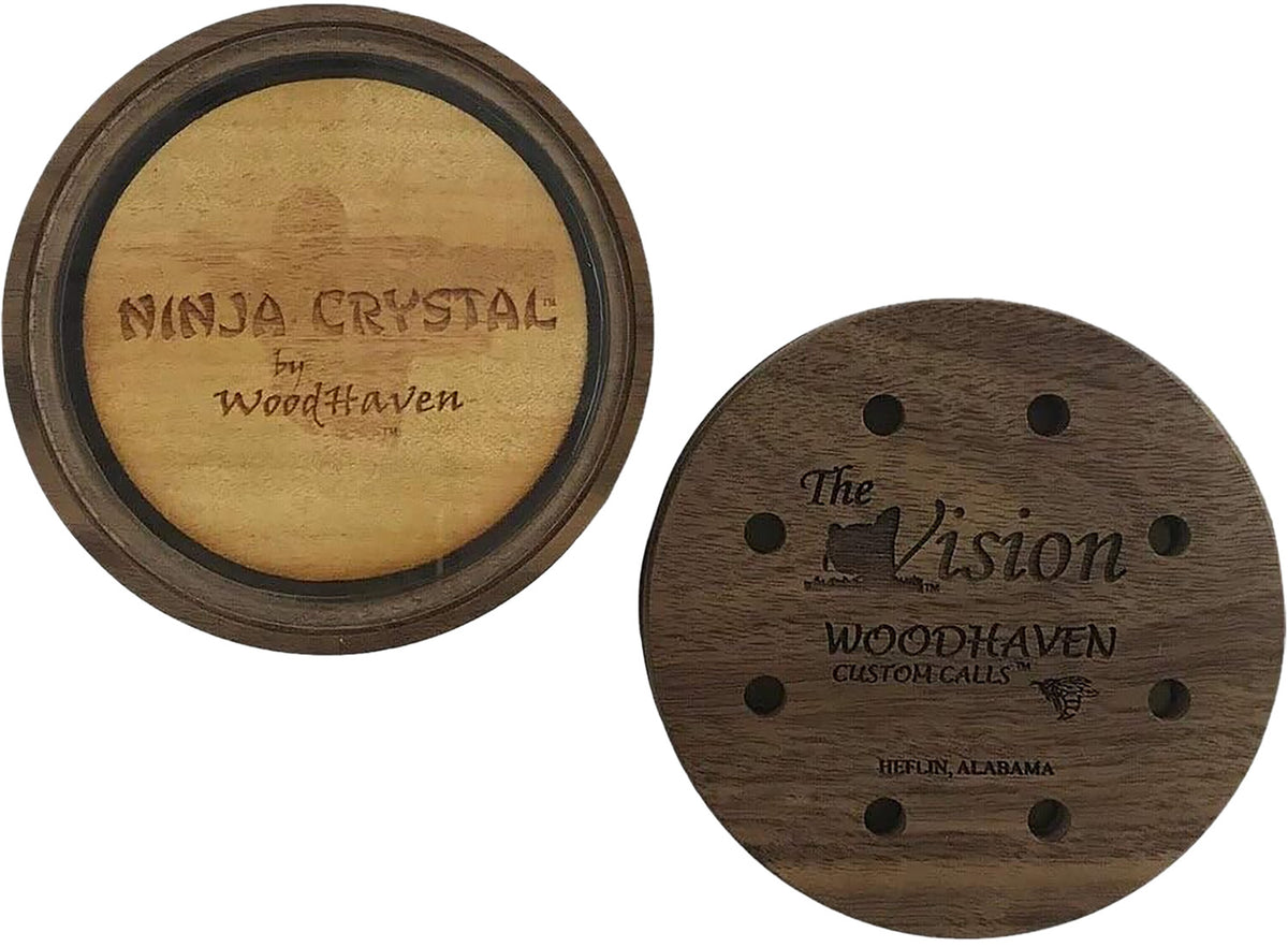 Woodhaven WH087 Ninja Friction Call YellowHeart Soundboard Turkey Call