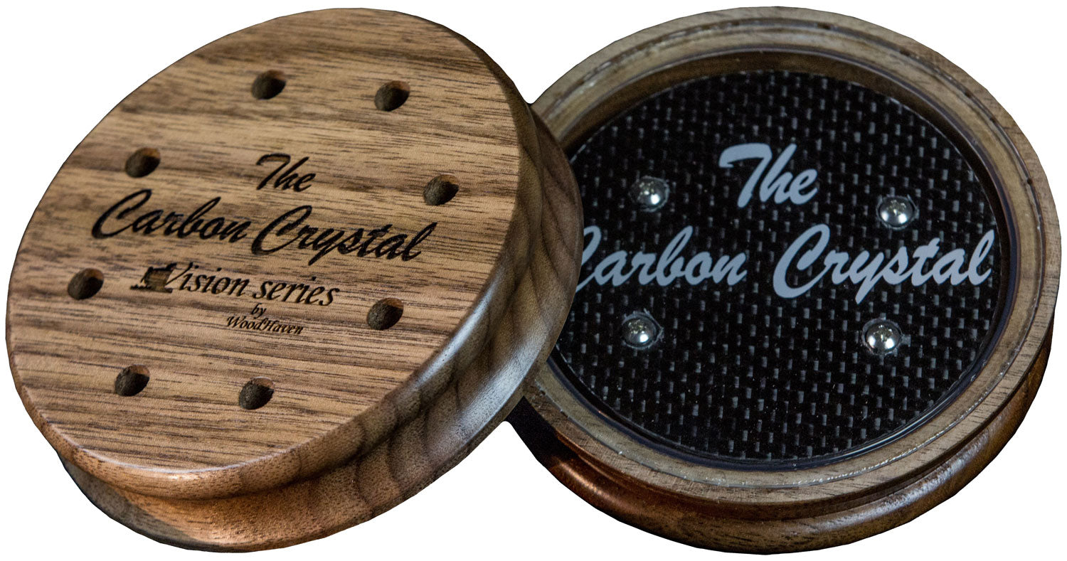 Woodhaven WH057 Carbon Crystal Turkey Call with Three Strikers