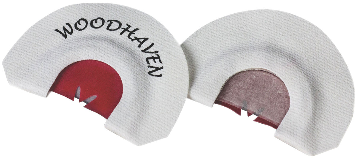 Woodhaven WH013 Red Wasp Turkey Diaphragm Call Triple Reed White