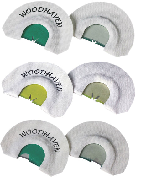 WoodHaven WH016 Top 3 Pro Pack Triple Reed Diaphragm Turkey Call 3-Pack