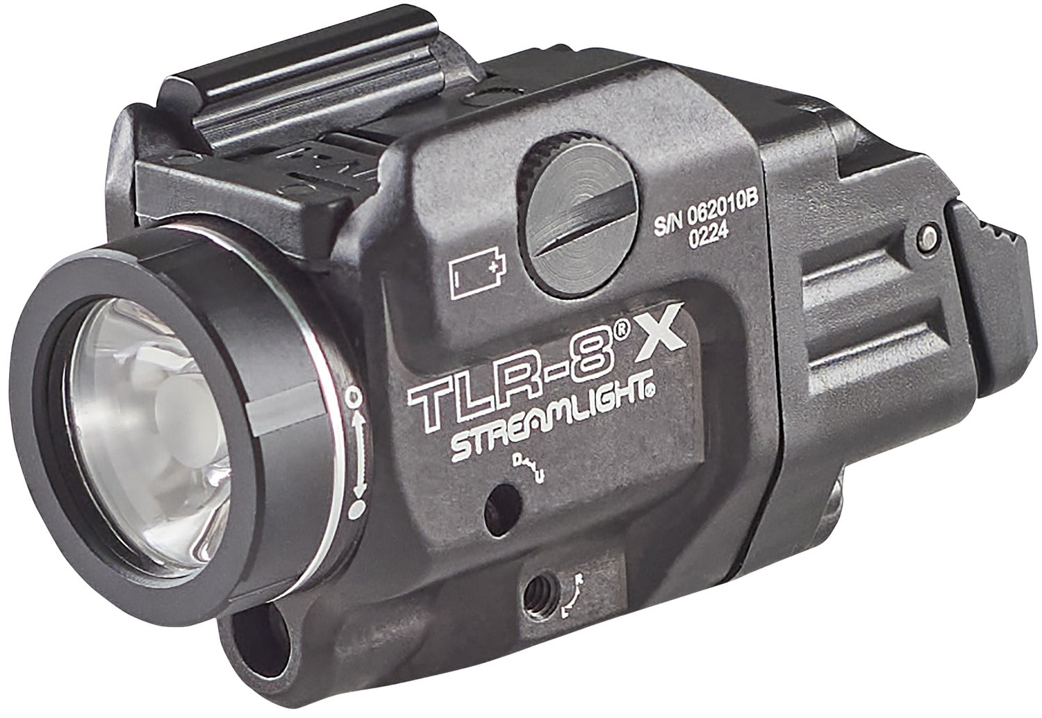 Streamlight 69414 TLR-8 A Tactical Weapon Light with Integrated Red Laser, 500 Lumens, Black