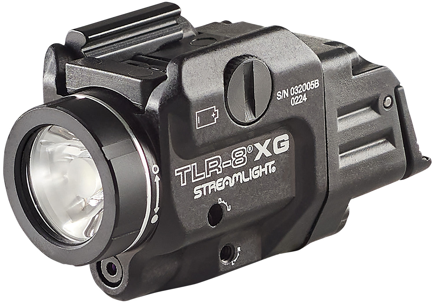 Streamlight TLR-8A Flex Black Anodized Aluminum Weapon Light 500 Lumens Green Laser Rail Mount