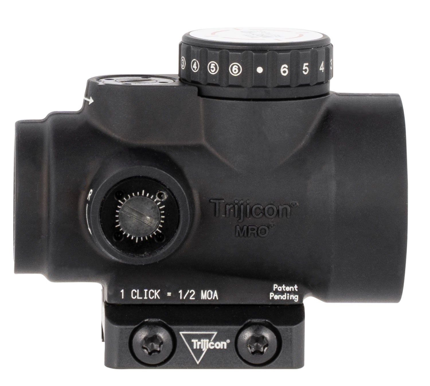Trijicon 2200051 MRO HD 1x25mm Matte Black Multi Reticle Reflex Sight Low Mount