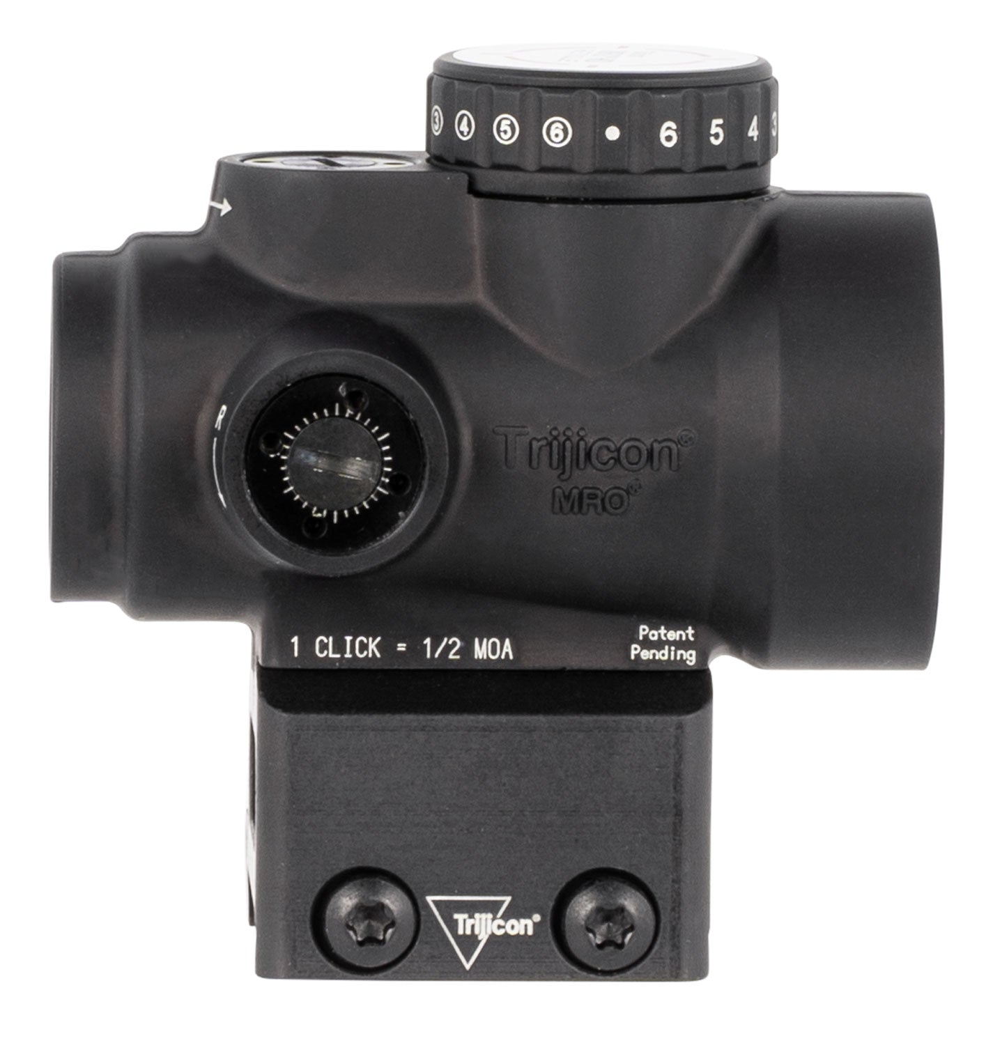 Trijicon 2200052 MRO HD 1x25mm Matte Black Multi Reticle Reflex Sight w/ Full Cowitness Mount