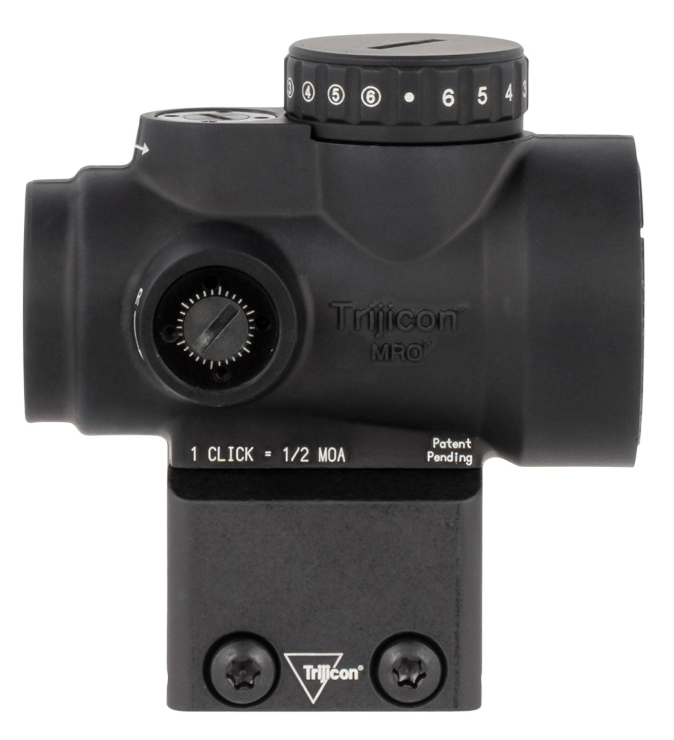 Trijicon 2200053 MRO HD 1x25mm Matte Black Multi Reticle Reflex Sight Lower 1/3 Cowitness Mount