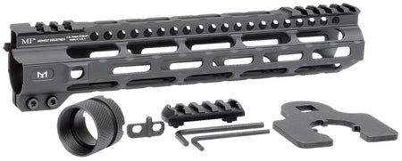 Midwest Industries MICRLW105 AR-15 Combat Lightweight M-LOK Handguard 10.50" Black Hardcoat Anodized