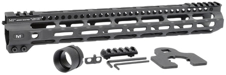 Midwest Industries MICRLW14 AR-15 Combat Lightweight 14" M-LOK Handguard Black Hardcoat Anodized