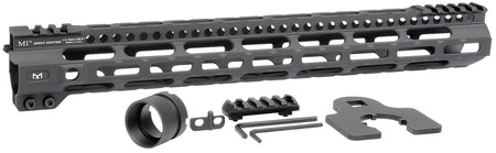 Midwest Industries MICRLW15 AR-15 Combat Lightweight 15" M-LOK Handguard Black Hardcoat Anodized