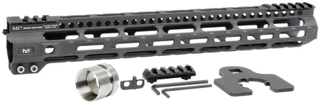 Midwest Industries MIULW14 AR-15 Ultralight 14" M-LOK Handguard Black Hardcoat Anodized