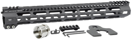 Midwest Industries MIULW15 AR-15 Ultralight 15" M-LOK Handguard Black Hardcoat Anodized
