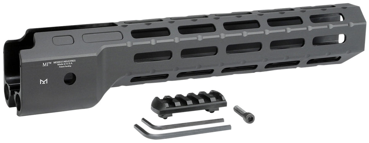 Midwest Industries MICRPC9 Ruger PC9 Carbine 12" M-LOK Handguard Black Hardcoat Anodized Aluminum