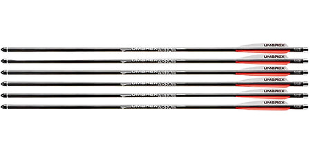 Umarex 2252661 Air Saber Carbon Fiber Straight Flight Arrows 6 Pack