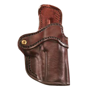 1791 Gunleather OWB BH2.4S Optic Ready Signature Brown Leather Open Top Paddle Holster for FN 509/H&K VP9SK, Right Hand