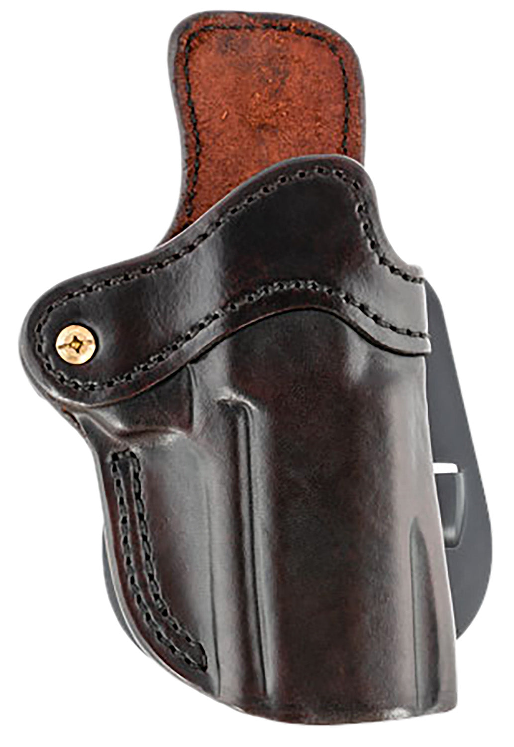 1791 Gunleather OWB BH2.4 Optic Ready Signature Brown Leather Paddle Holster, Fits Walther PPQ/Sig P320/XD-M, Right Hand